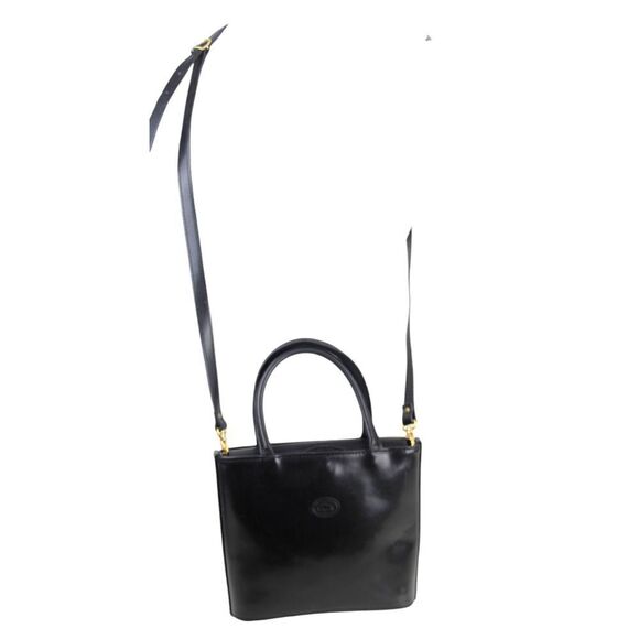 HANDMADE FLORENCE BLACK GENUINE LEATHER SHOULDER BAG XBODY SATCHEL HANDBAG PURSE - Picture 2 of 16